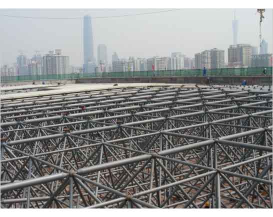 七台河新建铁路干线广州调度网架工程